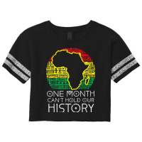 One Month Canhold Our History Pan African Black History Video Games Ch Scorecard Crop Tee | Artistshot