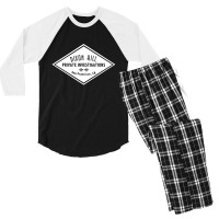 Dixon-hill-private-investigations Men's 3/4 Sleeve Pajama Set | Artistshot