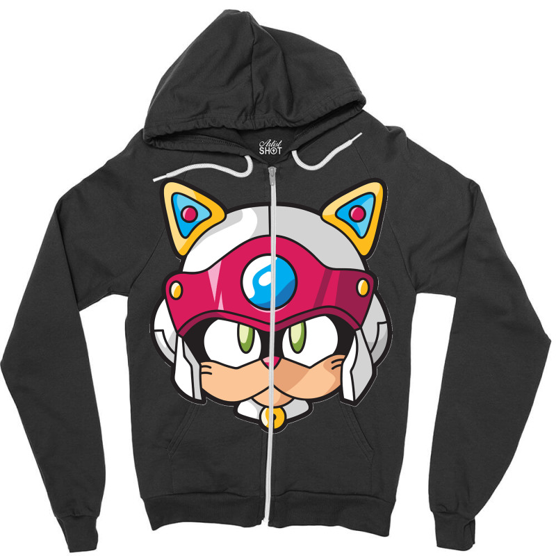 Speedy Samurai Pizza Cat Classic Zipper Hoodie by cm-arts | Artistshot