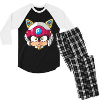 Speedy Samurai Pizza Cat Classic Men's 3/4 Sleeve Pajama Set | Artistshot