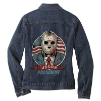 Art Character Scissorhands Gifts Women Ladies Denim Jacket | Artistshot