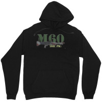 M60 Military Machine Gun American Flag Graphic Unisex Hoodie | Artistshot