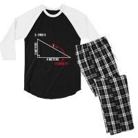 Find X Funny Men's 3/4 Sleeve Pajama Set | Artistshot