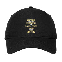 Never Underestimate Oncologist Mom Made In 1956 Adjustable Cap | Artistshot