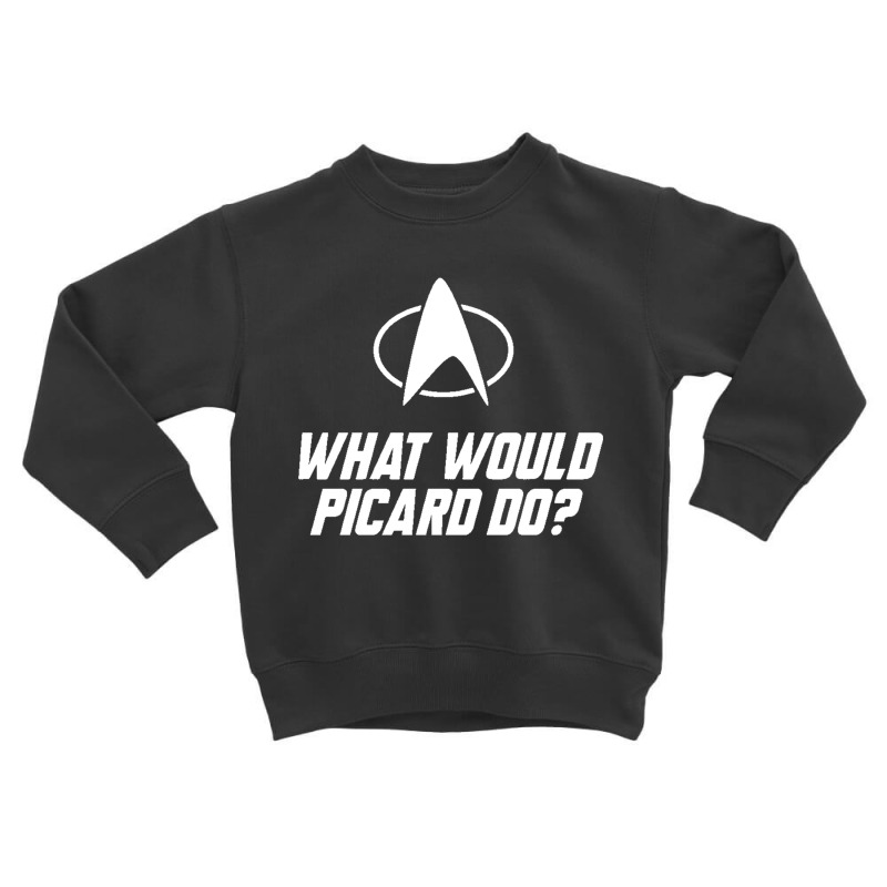 What-would-picard-do Toddler Sweatshirt by cm-arts | Artistshot