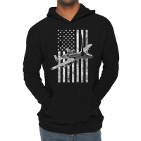 A-10 Thunderbolt Ii American Flag - A-10 Warthog Lightweight Hoodie | Artistshot