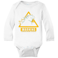 Incoming Natural Disaster Long Sleeve Baby Bodysuit | Artistshot