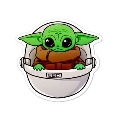 Custom Baby Yoda Very Cute I Am Sticker By Honeysuckle - Artistshot