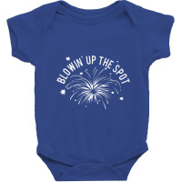 Blowin' Up The Spot   4th Of July Baby Bodysuit | Artistshot