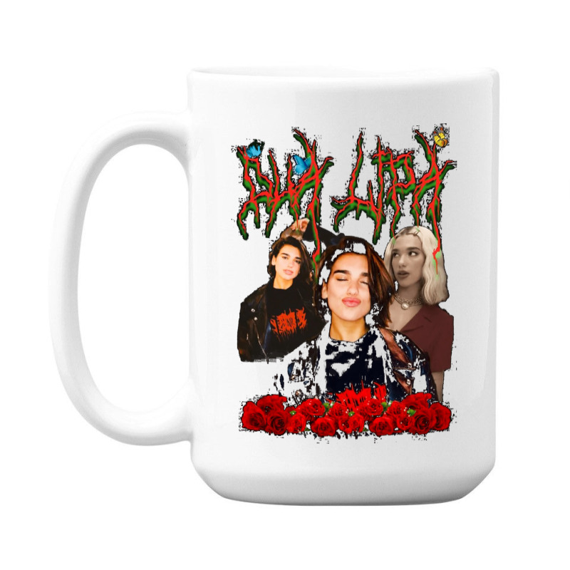 Dua Lipa, Merch Fanart, Dua Lipa Vintage, Dua Lipa Art, Dua Lipa Paint 15 Oz Coffee Mug by SHOPAHSSA | Artistshot