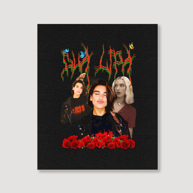 Dua Lipa, Merch Fanart, Dua Lipa Vintage, Dua Lipa Art, Dua Lipa Paint Portrait Canvas Print by SHOPAHSSA | Artistshot