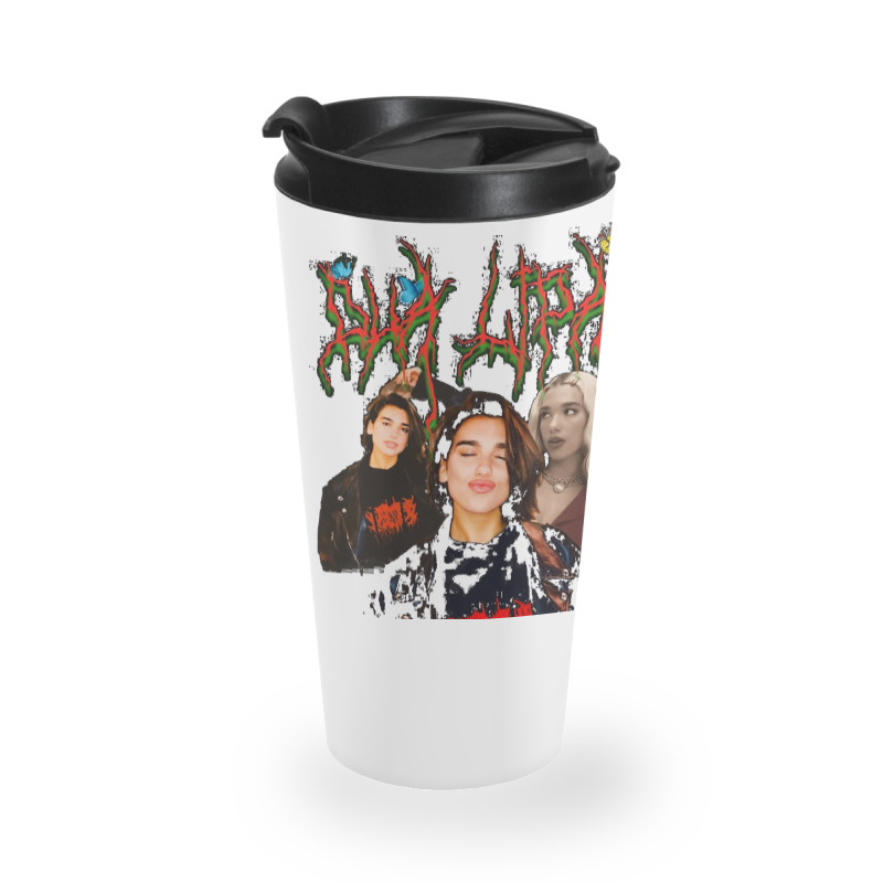 Dua Lipa, Merch Fanart, Dua Lipa Vintage, Dua Lipa Art, Dua Lipa Paint Travel Mug by SHOPAHSSA | Artistshot