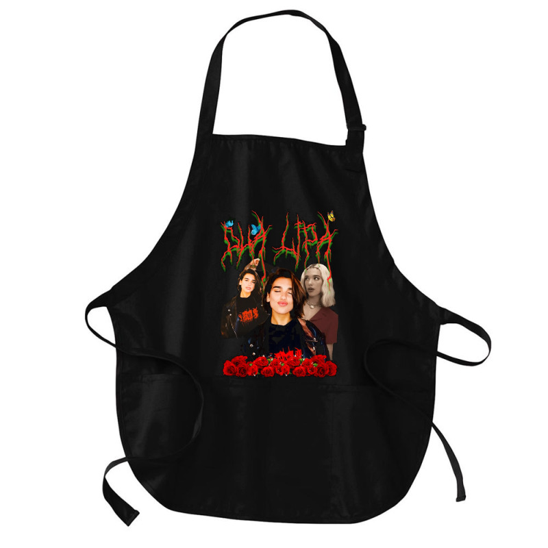 Dua Lipa, Merch Fanart, Dua Lipa Vintage, Dua Lipa Art, Dua Lipa Paint Medium-Length Apron by SHOPAHSSA | Artistshot