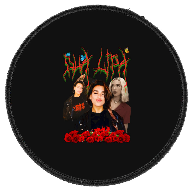 Dua Lipa, Merch Fanart, Dua Lipa Vintage, Dua Lipa Art, Dua Lipa Paint Round Patch by SHOPAHSSA | Artistshot