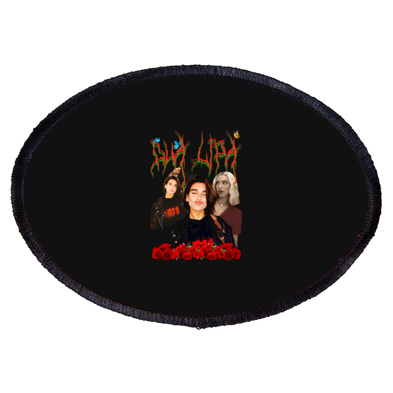 Dua Lipa, Merch Fanart, Dua Lipa Vintage, Dua Lipa Art, Dua Lipa Paint Oval Patch by SHOPAHSSA | Artistshot