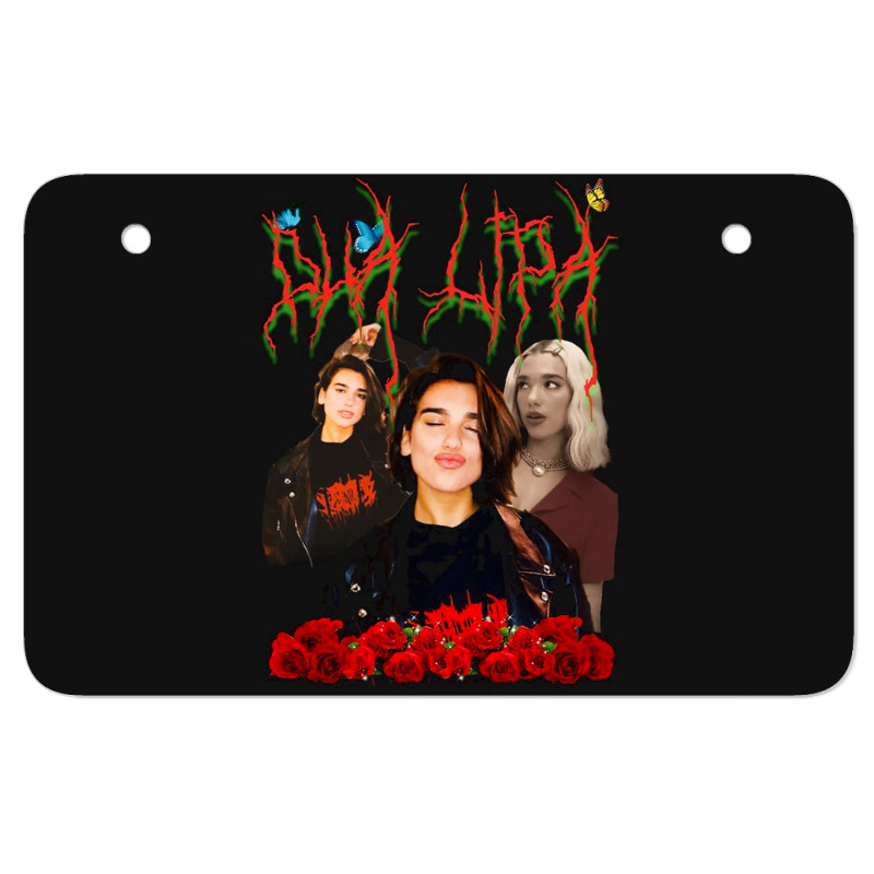 Dua Lipa, Merch Fanart, Dua Lipa Vintage, Dua Lipa Art, Dua Lipa Paint ATV License Plate by SHOPAHSSA | Artistshot