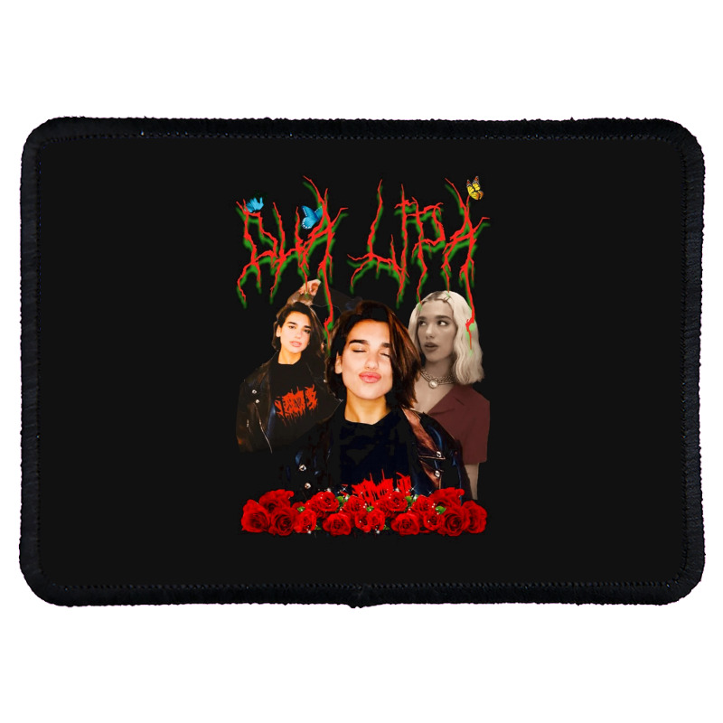 Dua Lipa, Merch Fanart, Dua Lipa Vintage, Dua Lipa Art, Dua Lipa Paint Rectangle Patch by SHOPAHSSA | Artistshot