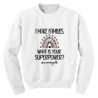 Proud Surrogate Rainbow Gestational Carrier Youth Sweatshirt | Artistshot