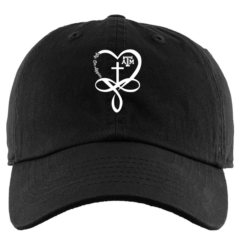 Texas A&m Aggies Heart Infinity God Apparel Kids Cap by AngelaMaria | Artistshot