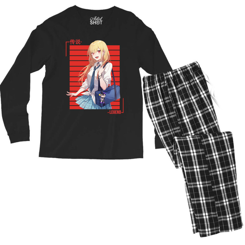 Music Vintage Retro Marin Men Women Men's Long Sleeve Pajama Set | Artistshot