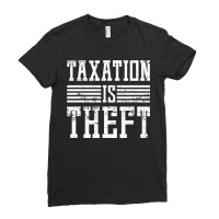 Libertarian Capitalist Gift Capitalism Ladies Fitted T-shirt | Artistshot