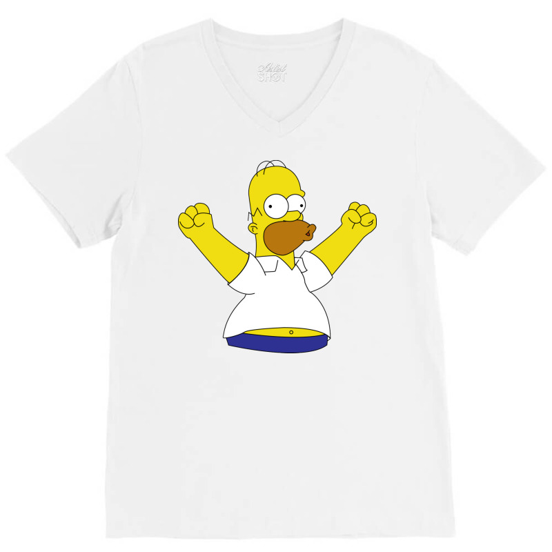 Homer Simpson, The Simpsons V-neck Tee | Artistshot