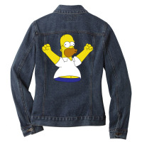 Homer Simpson, The Simpsons Ladies Denim Jacket | Artistshot