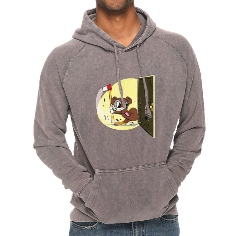 Cuddly Critters Wielding Sharp Objects #2   Retro Cartoon Style Vintage Hoodie | Artistshot