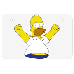 Homer simpson, The simpsons ATV License Plate | Artistshot