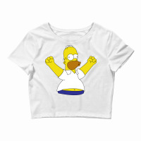 Homer Simpson, The Simpsons Crop Top | Artistshot