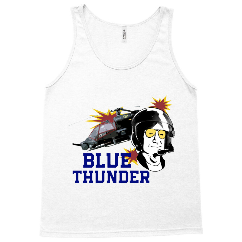 Blue Thunder Pjs   Blue Thunder Tank Top by cm-arts | Artistshot