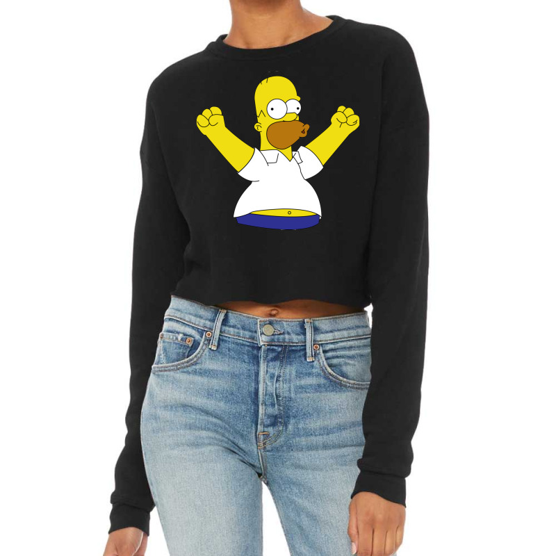 Homer Simpson, The Simpsons Cropped Sweater | Artistshot