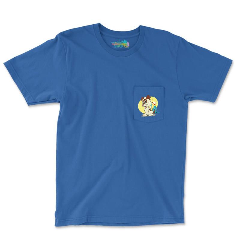 Cuddly Critters Wielding Sharp Objects #3   Retro Cartoon Style Pocket T-shirt | Artistshot