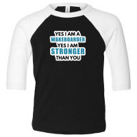 Water Skiers Cuddle Better Funny Water Skiing 95585052 Toddler 3/4 Sleeve Tee | Artistshot