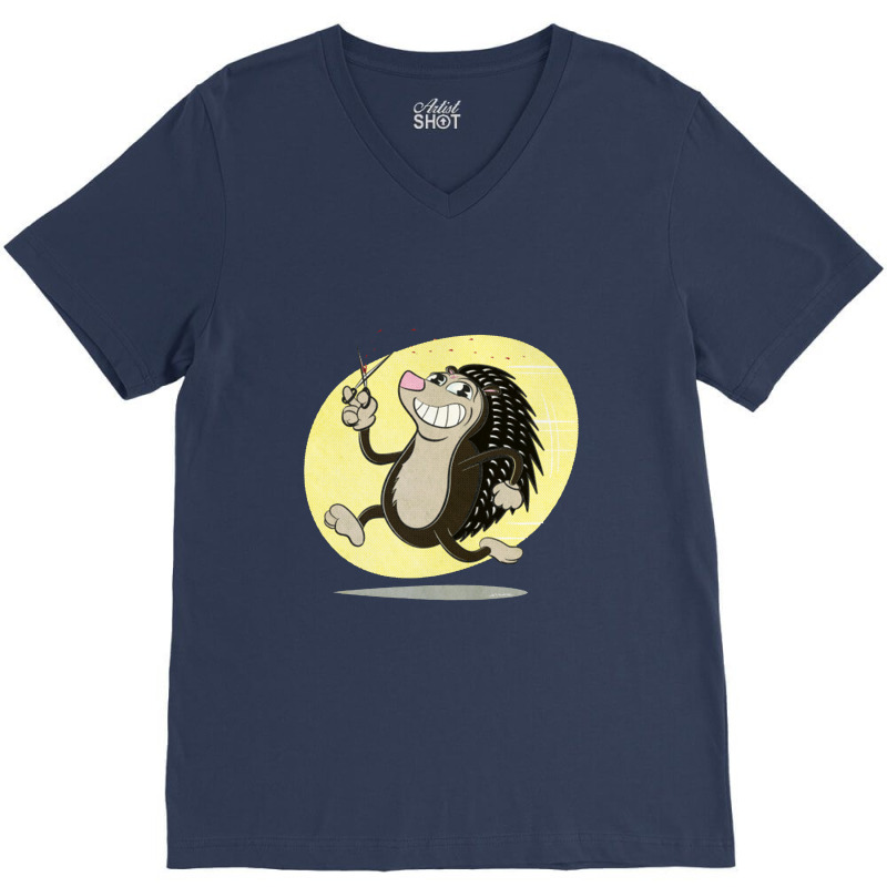 Cuddly Critters Wielding Sharp Objects #4   Retro Cartoon Style V-neck Tee | Artistshot