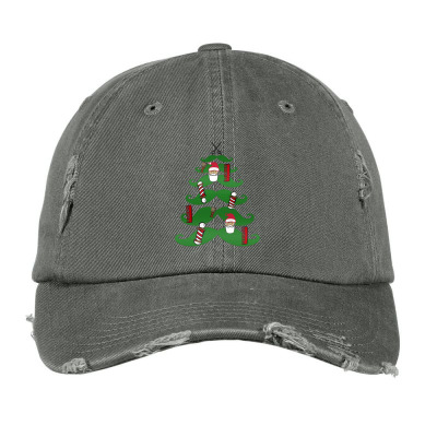 Christmas Tree Vintage Cap Designed By Warning