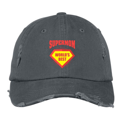 Mom Is My Super Mom Vintage Cap Designed By Warning