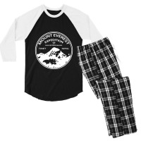 Mount Everest Expedition Men's 3/4 Sleeve Pajama Set | Artistshot