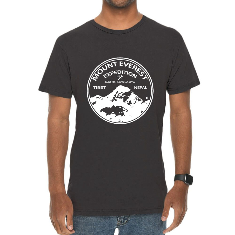 Mount Everest Expedition Vintage T-Shirt by Stacyboltonri | Artistshot