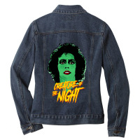 Mask Lantern Day Gift Ladies Denim Jacket | Artistshot