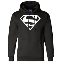 Supergirl White & Pink Shield Champion Hoodie | Artistshot