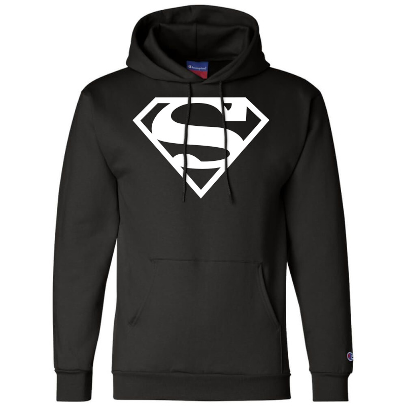 Supergirl White & Pink Shield Champion Hoodie | Artistshot