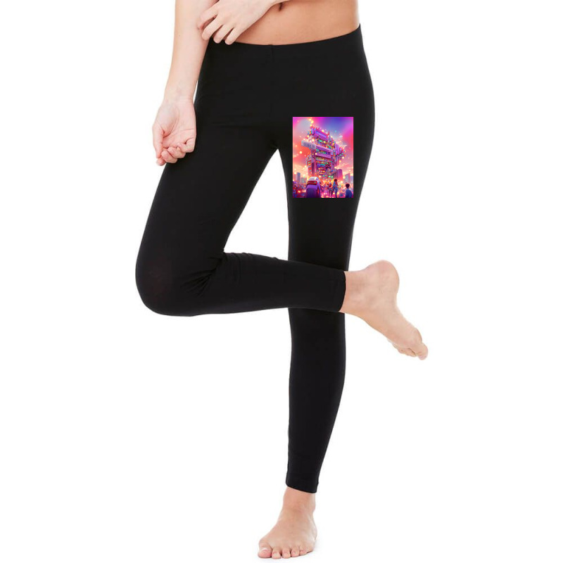 Color Capital Classic Legging by cm-arts | Artistshot