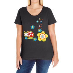 Ladybird, insect, animals, flowers, nature Ladies Curvy T-Shirt | Artistshot