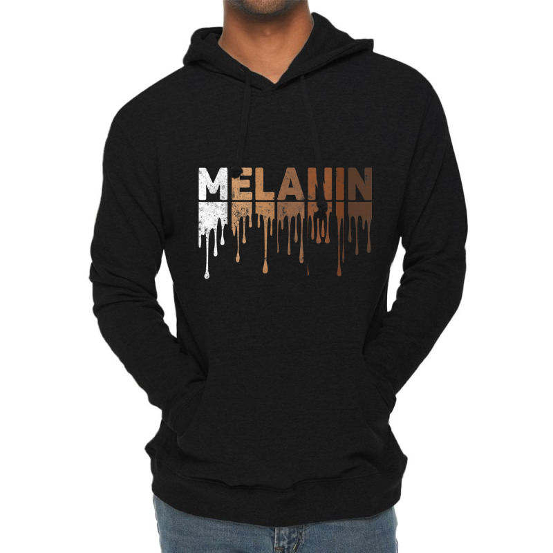 Drippin Melanin Women Pride Black History Month African Funny Gift Lightweight Hoodie | Artistshot