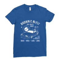 Brown And Mcfly    Back To The Future Ladies Fitted T-shirt | Artistshot