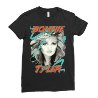 Bonnie Tyler 80s 1980s Pop Music Total Eclipse Of The H E A R T T Shir Ladies Fitted T-shirt | Artistshot