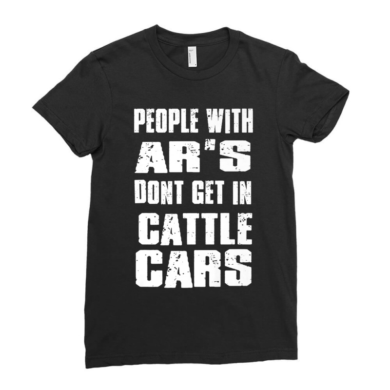 People With Ar's Don'gein Cattle Cars Games Characters Ladies Fitted T-Shirt by KhalilDesign | Artistshot