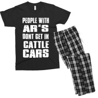 People With Ar's Don'gein Cattle Cars Games Characters Men's T-shirt Pajama Set | Artistshot