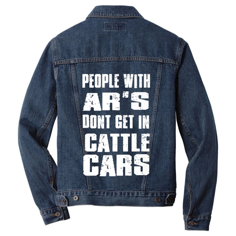 People With Ar's Don'gein Cattle Cars Games Characters Men Denim Jacket by KhalilDesign | Artistshot